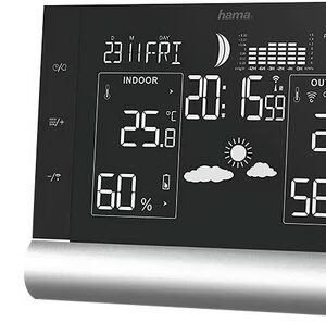 Weather station, wireless, including outdoor sensor, weather forecast, with alarm clock Weather station, wireless, incl. outdoor sensor, weather forecast, with alarm clock (indoor/outdoor temperature, thermo-hygrometer, wireless, alarm clock)
