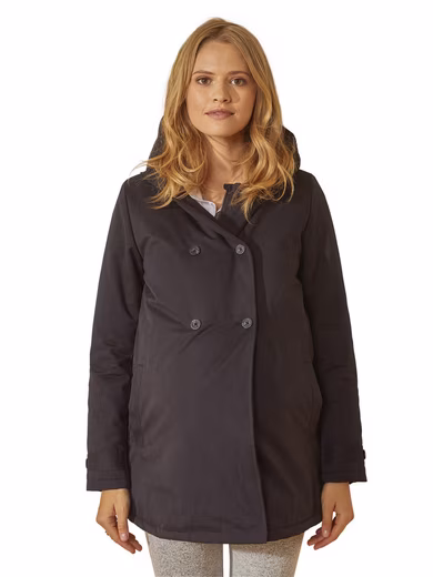 Maternity jacket for pregnancy & breastfeeding, babywearing jacket Recycled polyester, water-repellent