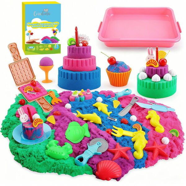 Creative Set Sensory Toy Kinetic Sand & Ice Magic Play Sand Kneading Sand