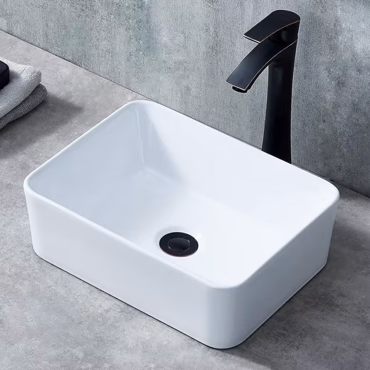 Washbasin Mini countertop washbasin ceramic for bathroom washbasin 40x30 cm