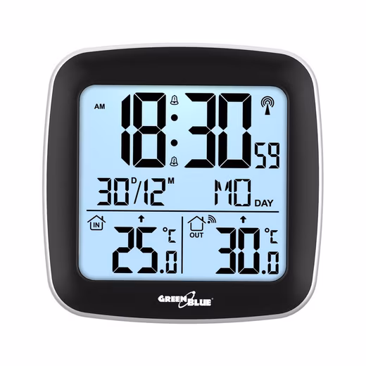 GB542 wireless weather station GB542 wireless weather station (9x9x3 cm, 4x9x2 cm, -40 ° C - + 70 ° C, 0 ° C - + 50 °