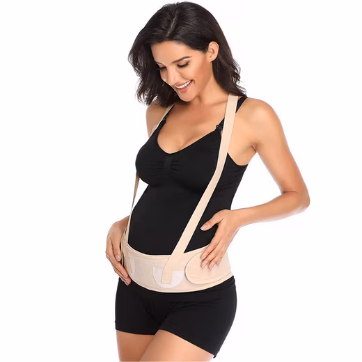 Pregnancy belt Adjustable pregnancy belly support belt with shoulder straps