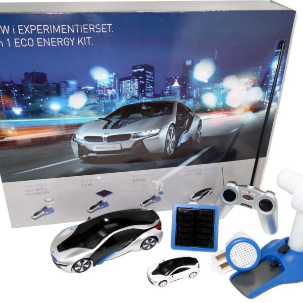 Experiment kit Green Energy BMWi RC car test vehicle Dynamo Solar Hydropower