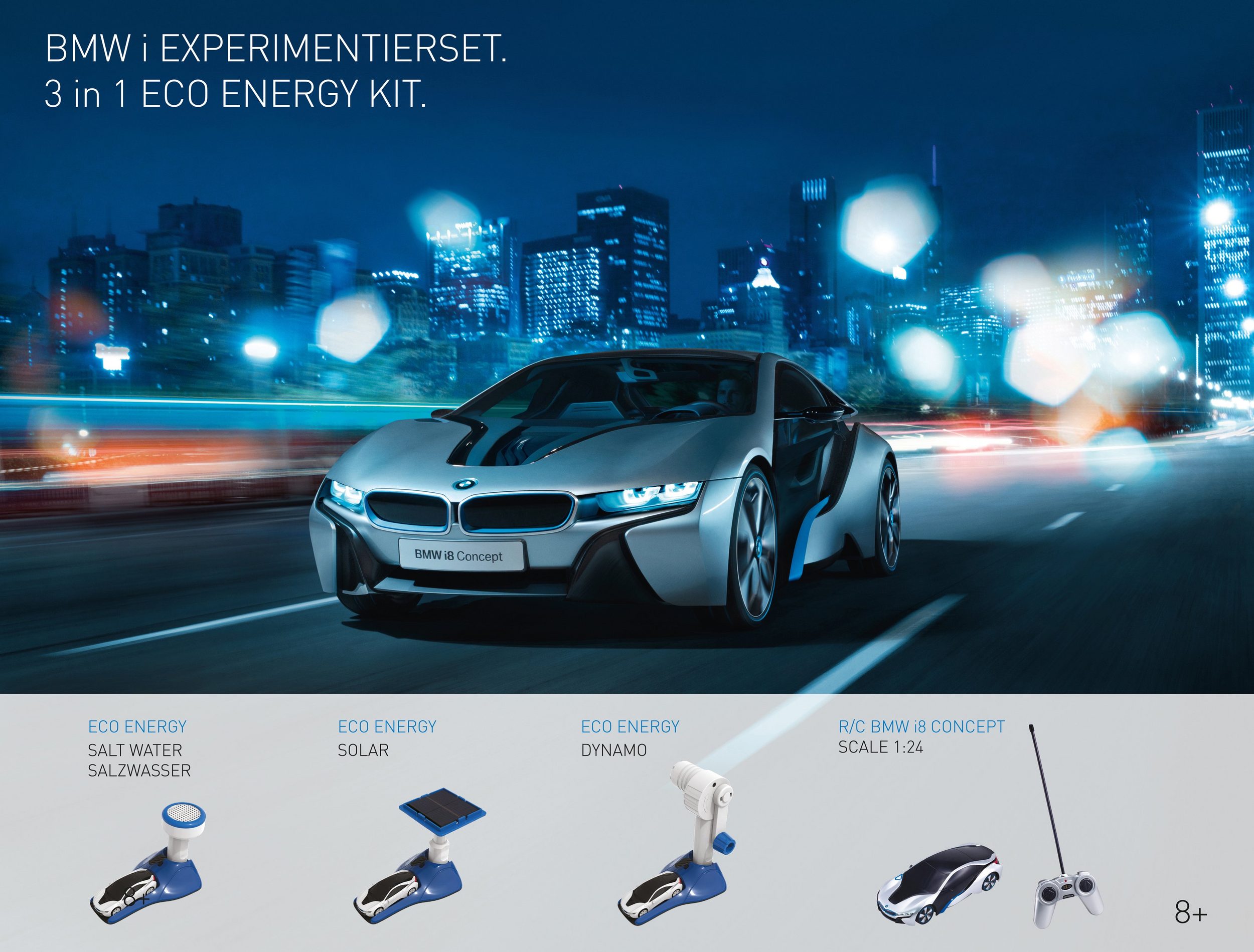 Experiment kit Green Energy BMWi RC car test vehicle Dynamo Solar Hydropower - Image 2