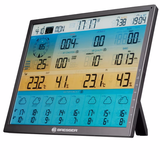 BRESSER weather station additional / replacement base station for 7003230 8-day 4CAST XL… BRESSER additional/replacement base station for 7003230 8-day 4CAST XL weather station