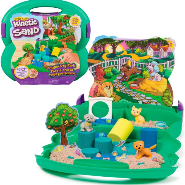 Kinetic Sand Creative Set - Dog Park Suitcase 680 g