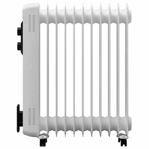 Flexot® F-2046 oil radiators from 1500 watts to 2600 watts 2500 W, GS-certified, thermal oil, thermostat, casters, overheat protection