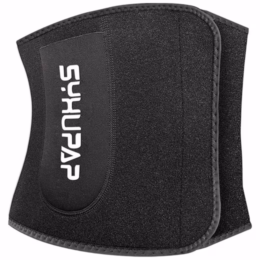 Abdominal slimming belt, sweat belt, weightlifting belt for women and men, fitness belt Adjustable Velcro closure, reduces sweating through heat retention