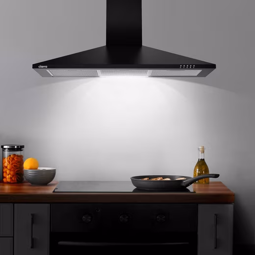 Wall hood CBCB9201 A++ 90cm wall-mounted pyramid extractor hood, 370m³/h