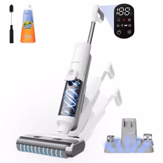 Wet/dry cordless vacuum cleaner F010 Ultra 60 min, Smart 3 in 1, corner cleaning, self-cleaning
