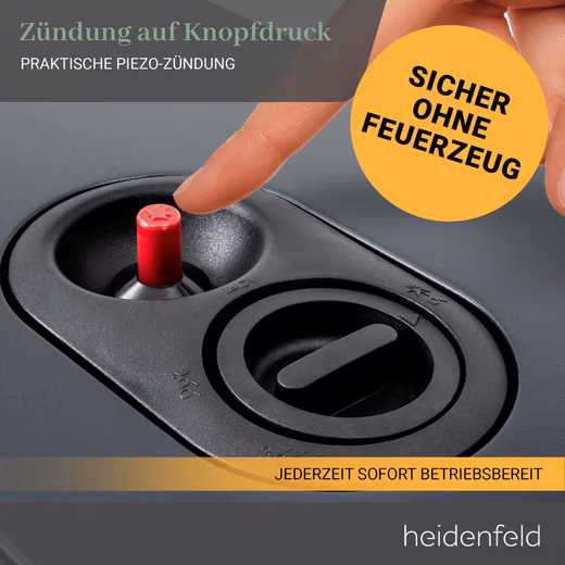 Radiant Heater Gas Stove GH100 incl. 3 Year Warranty, Gas Heater - Image 4