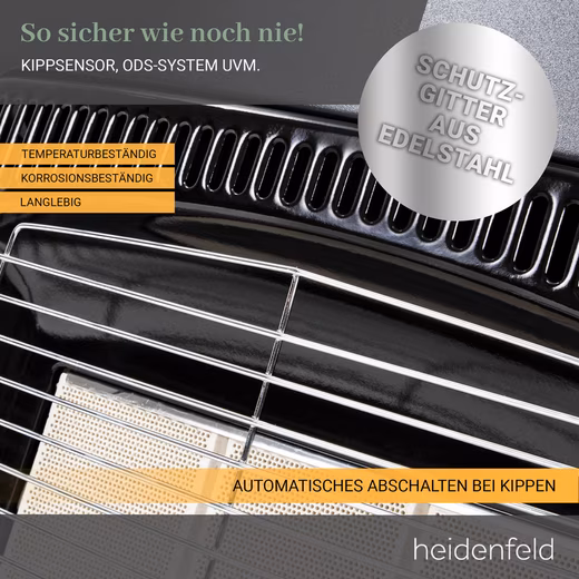 Radiant Heater Gas Stove GH100 incl. 3 Year Warranty, Gas Heater - Image 7