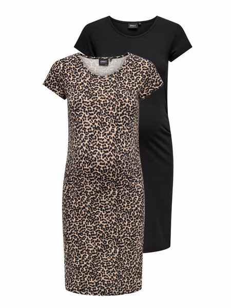 Maternity dress OLMLOVELY LIFE S/S DRESS 2-PCK NOOS