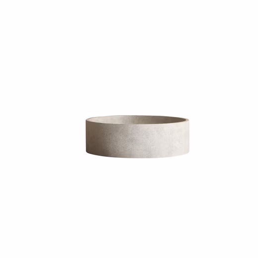 Washbasin Round Gina Washbasin in Grey Concrete