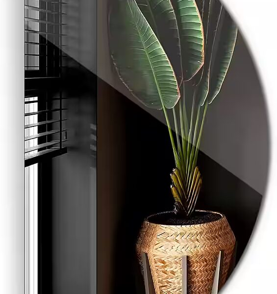 Decorative Mirror Wall Mirror Half Round Bathroom Mirror Round Mirror Half Circle 4mm Glass