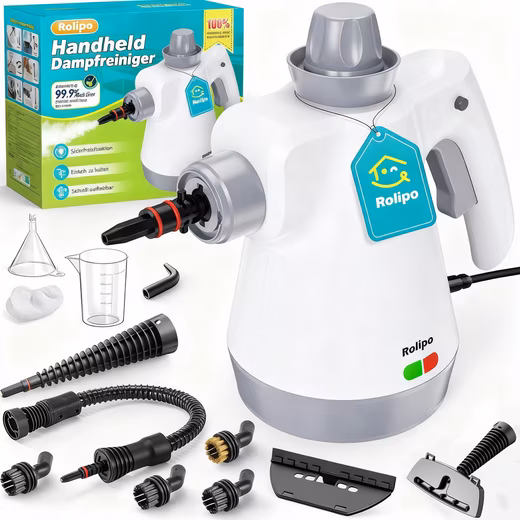 Handheld Steam Cleaner Steam Cleaner with 12-Piece Accessories, Steam Cleaner for Household