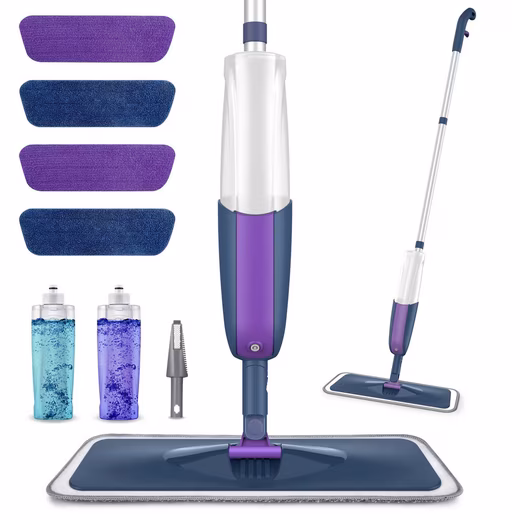 Spray Mop Floor Mop with Water Tank, Wiper with Spray Function
