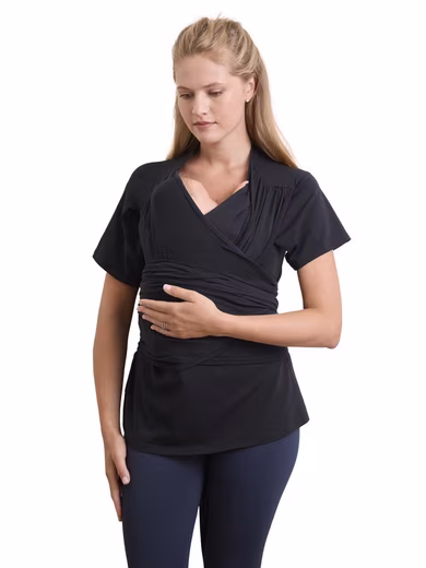 Maternity Shirt Parent Babywearing Shirt, Organic Cotton