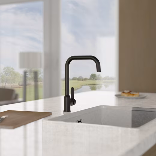 Kitchen faucet Mallorca 180° swivel range, quiet mixing nozzle - Image 5