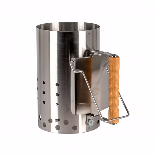 Petromax XL stainless steel fire pit chimney starter, 6.5 l capacity