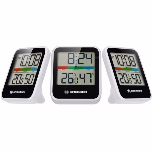 Hygrometer Climate Monitor Thermo / Hygrometer DCF Set of 3