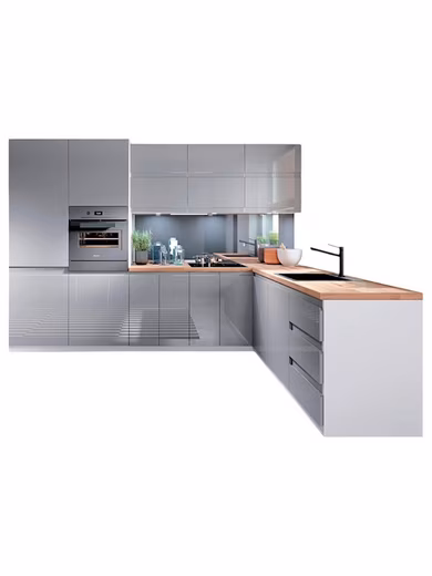 Corner kitchen K31-G300 L - Aspen - Striking, spacious design with fine details