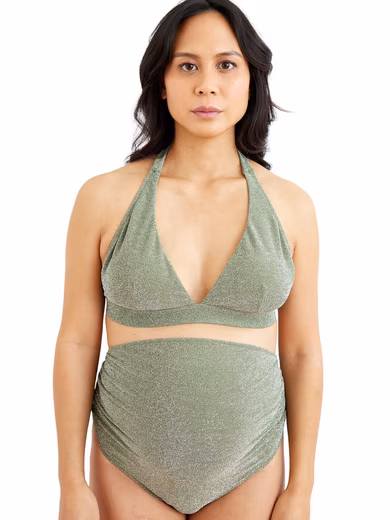 Maternity swimsuit Maternity bikini in glossy look