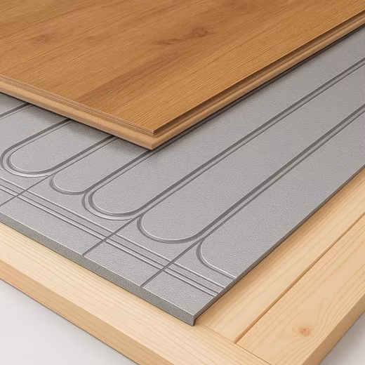 Underfloor heating Drywall Underfloor heating 0.72 m² – no screed – 30/25/20 mm