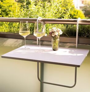 Garden Table Balcony Folding Table White Balcony Table Garden Table Hanging Table Camping Table