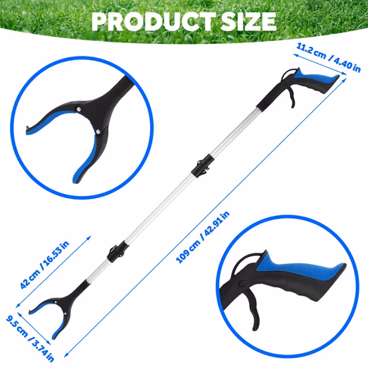 Gripper Gripper Gripper for Seniors Aluminum Foldable Gripper with Magnetic Tips - Image 9