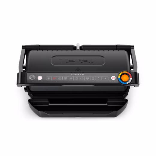 OptiGrill+ XL contact grill, updated cooking level indicator, 9 automatic programs a manual program, dishwasher-safe plates, GC7278