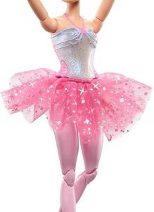 Dreamtopia dress-up doll, Magic Light Ballerina (blonde), doll with light-up dress