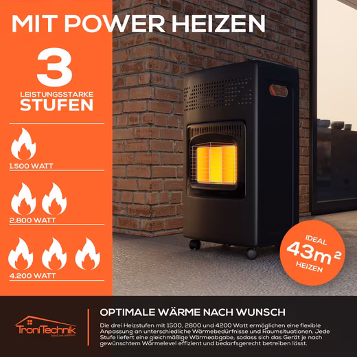 Heater Infrared Heater HB-015 Gas Heater,Piezo Ignition,4200 Watt,I3B/P(50) - Image 5