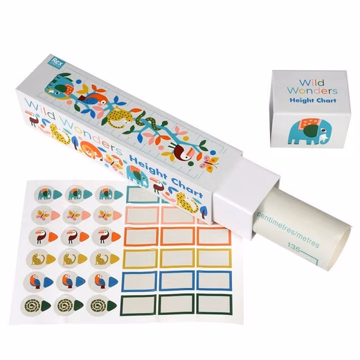 Height Chart, Children's Wall Decor, 30-135cm, Growth Chart