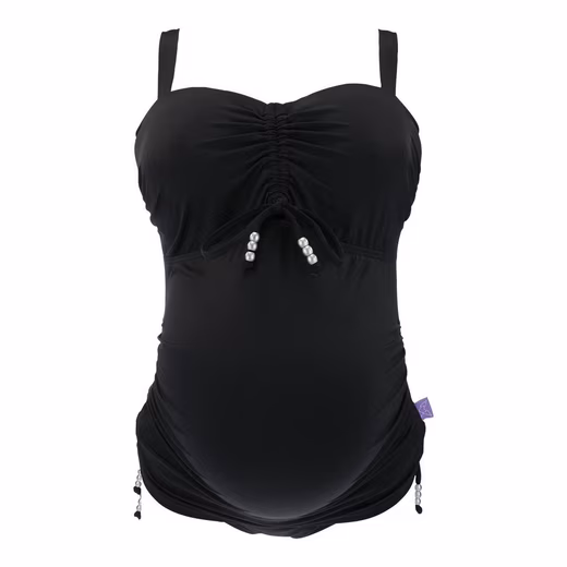 Maternity Tankini CAMERON Maternity Swimwear D/E& F/G Cup Swimwear Maternity Black - Image 4