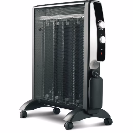 2000W heater with adjustable thermostat 2000 W, 2 heating levels, safe and energy-efficient