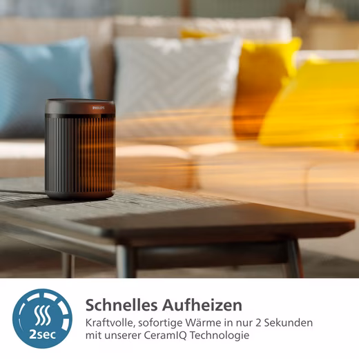 Ceramic Fan Heater, Compact 2000 Series CX2120/01, saves up to 25% energy - Image 5