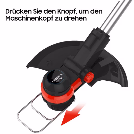 Electric brush cutter FY9099 grass cutter set, with 21V/2Ah battery and charger - Image 5