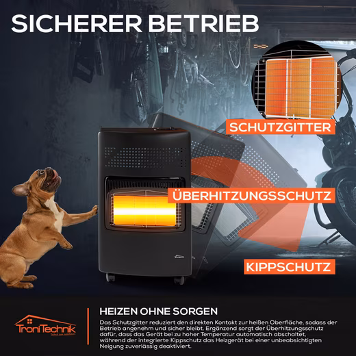 Heater Infrared Heater HB-015 Gas Heater,Piezo Ignition,4200 Watt,I3B/P(50) - Image 9