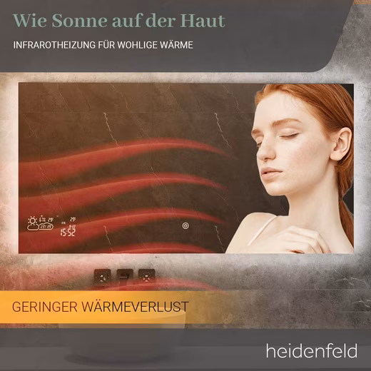 Infrared Heater Mirror Heater HF-HS200 incl. Touch Display 10 Year Warranty - Image 7