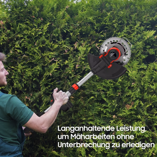 Electric brush cutter FY9099 grass cutter set, with 21V/2Ah battery and charger - Image 9