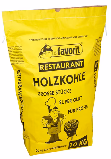 Charcoal Favorit Restaurant - 10 kg of barbecue charcoal
