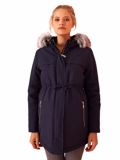 Maternity jacket parka, babywearing jacket for pregnancy and breastfeeding