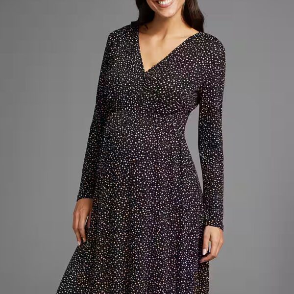 Maternity dress, for pregnancy and breastfeeding