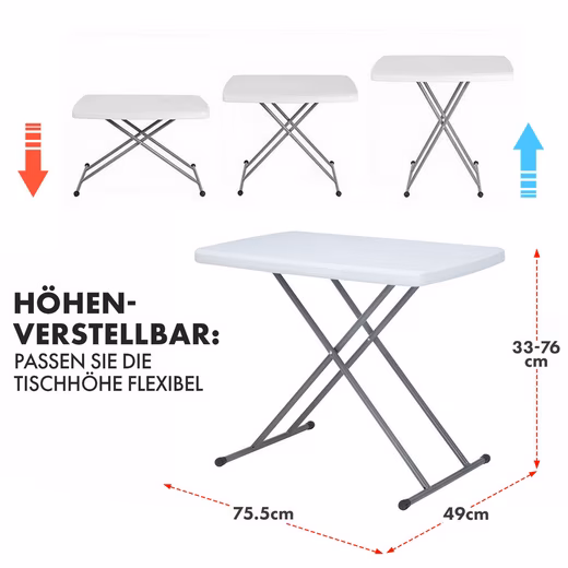 Folding table Nara, ideal as a camping, party or garden table - Image 2