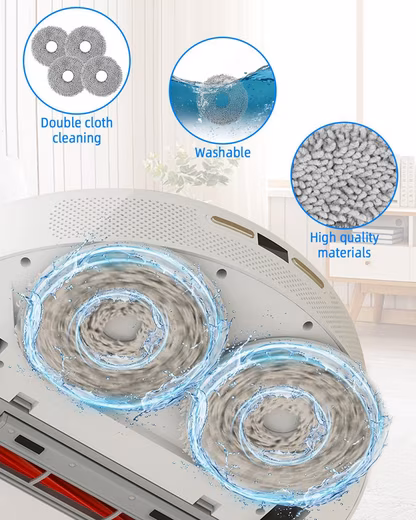 Robot Vacuum Cleaner Accessory Set Compatible with Roborock P10 Q Revo Spare Parts Roller Brush Set - Image 3