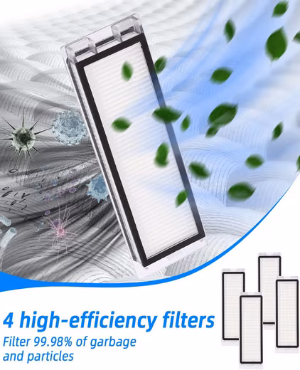 Robot Vacuum Cleaner Accessory Set Compatible with Roborock P10 Q Revo Spare Parts Roller Brush Set - Image 4