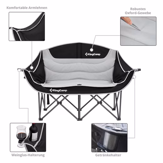 Camping Chair Camping Chair Sofa Duo Deluxe Double - Image 6