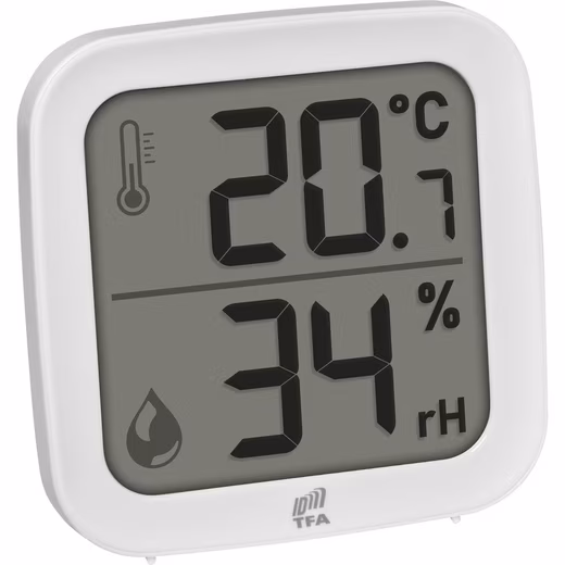 TFA Dostmann 30.3908.02 ID-A0 Indoor Weather Station with Wireless Thermo-/Hygro Sensor, 868 MHz TFA Dostmann 30.3908.02 ID-A0 Indoor Thermo-/Hygro Sensor Wireless 868 MHz Weather Station