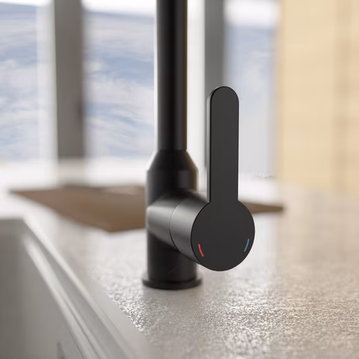 Kitchen faucet Mallorca 180° swivel range, quiet mixing nozzle - Image 8